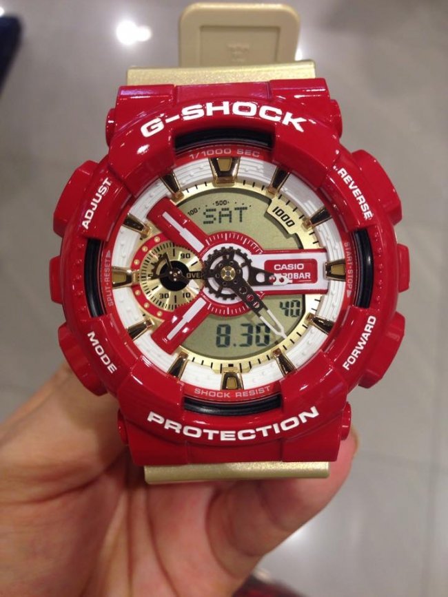 g-shock ไอรอนแมน ga-110cs-4a พร้อมกล่อง+ส่งฟรี